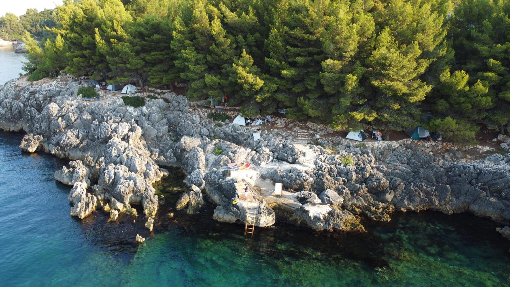 Hotel Pine Side Camp Himarë Exterior foto